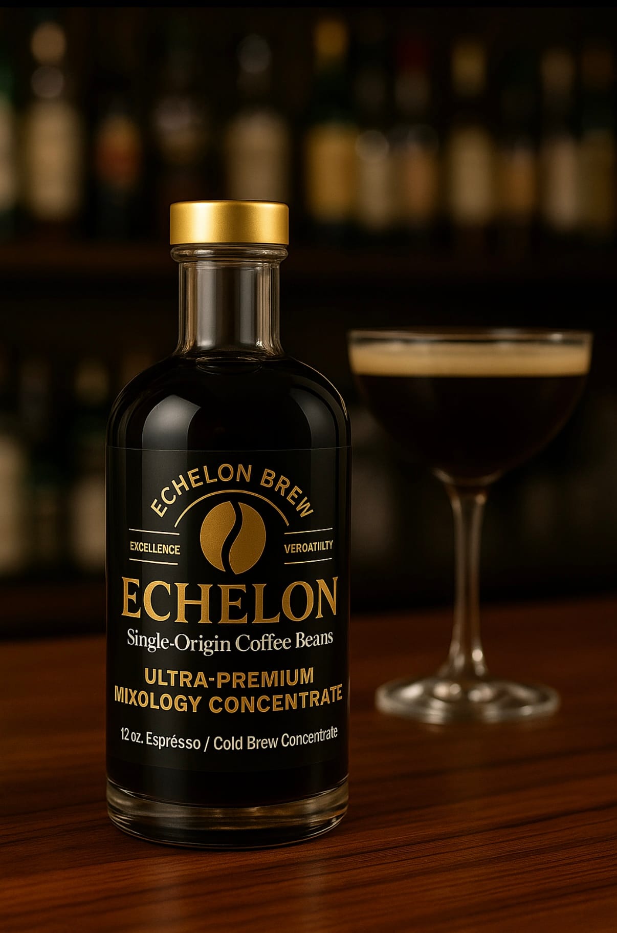 Espresso Concentrate that is perfect for coffee cocktails like espresso martini recipes, and is better than Kahlua, mr.black, and many other espresso beverages